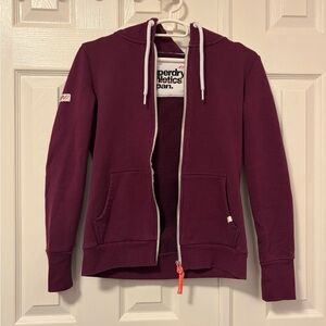 Superdry Burgundy Athletic Jacket (S)